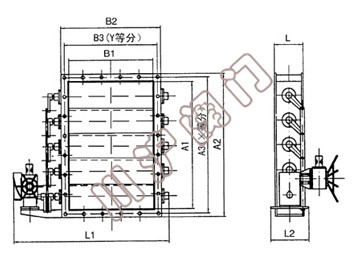 D971F電動(dòng)軟密封蝶閥結(jié)構(gòu)圖